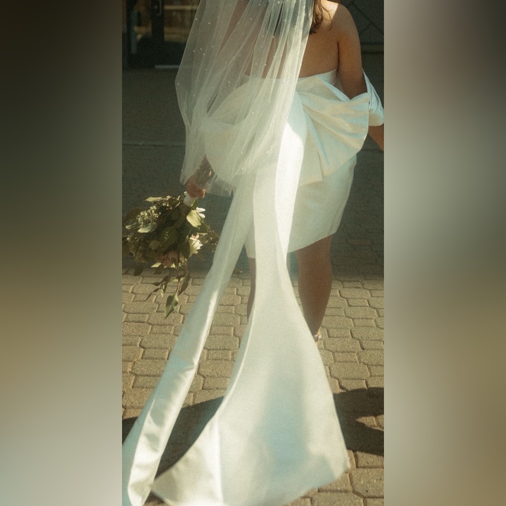 ASOS Luxe Bow Bridal Dress